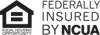 equal housing opportunity logo and federally insured by NCUA logo equal housing opportunity logo and federally insured by NCUA logo